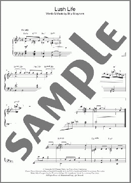 Lush Life(Billy Strayhorn) 楽譜 ピアノ（ソロ） ダウンロード