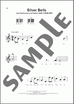 Silver Bells(Ray Evans/Jay Livingston) 楽譜 ピアノ（ソロ） ダウンロード