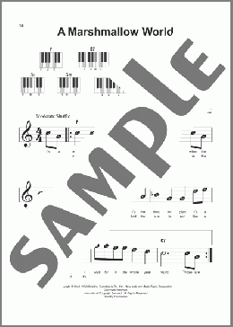 A Marshmallow World(Carl Sigman/Peter De Rose) 楽譜 ピアノ（ソロ） ダウンロード