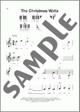 The Christmas Waltz(Sammy Cahn) 楽譜 ピアノ（ソロ） ダウンロード