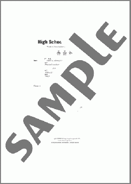 High School Confidential(Jerry Lee Lewis) 楽譜 ギター（コード） ダウンロード
