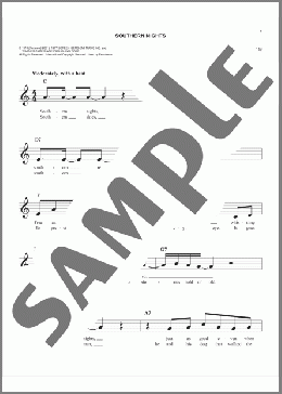 Southern Nights(Glen Campbell) 楽譜 その他 ダウンロード