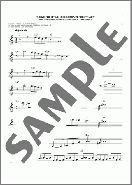 Theme From E.T. (The Extra-Terrestrial)(John Williams) 楽譜 その他 ダウンロード