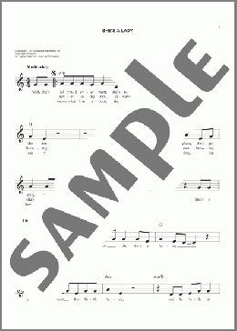 She's A Lady(Paul Anka/Tom Jones) 楽譜 その他 ダウンロード