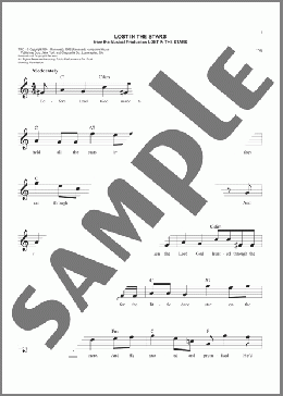 Lost In The Stars(Kurt Weill) 楽譜 その他 ダウンロード