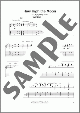 How High The Moon(Les Paul & Mary Ford) 楽譜 ギター（その他） ダウンロード