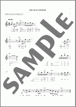Wayfaring Stranger(Southern American Folk Hymn) 楽譜 その他 ダウンロード