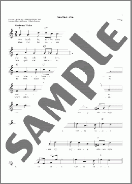 Santa Lucia(TEODORO COTTRAU) 楽譜 その他 ダウンロード