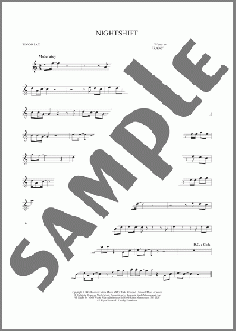 Nightshift(Commodores) 楽譜 テナーサックス（ソロ） ダウンロード