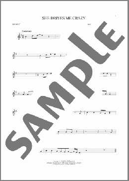 She Drives Me Crazy(Fine Young Cannibals) 楽譜 トランペット（ソロ） ダウンロード