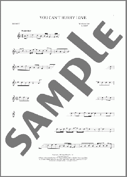 You Can't Hurry Love(The Supremes) 楽譜 トランペット（ソロ） ダウンロード
