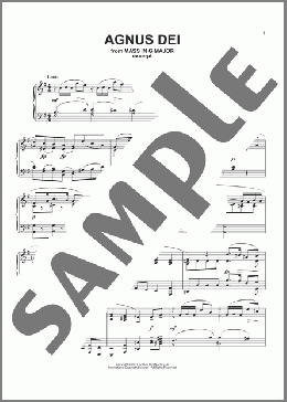 Agnus Dei(Franz Schubert) 楽譜 ピアノ（ソロ） ダウンロード