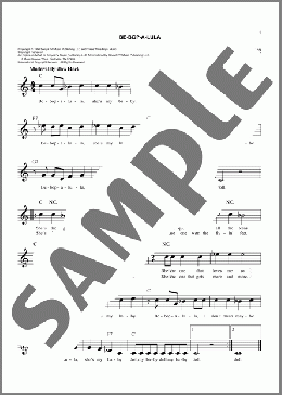 Be-Bop-A-Lula(Gene Vincent) 楽譜 その他 ダウンロード