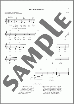 On Christmas Night(Sussex Carol) 楽譜 その他 ダウンロード
