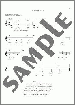 The Simple Birth(Traditional Flemish Carol) 楽譜 その他 ダウンロード