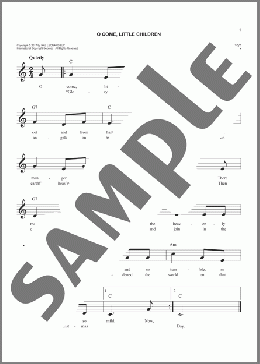 O Come, Little Children(J.P.A. Schulz/C. von Schmidt) 楽譜 その他 ダウンロード