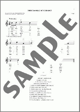 There's A Hole In The Bucket(Traditional) 楽譜 その他 ダウンロード