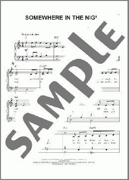 Somewhere In The Night(Barry Manilow) 楽譜 ピアノ（ソロ） ダウンロード
