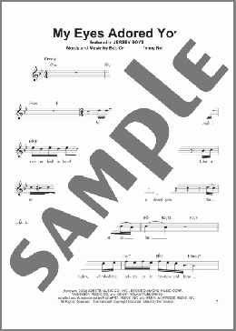 My Eyes Adored You(Frankie Valli/The Four Seasons) 楽譜 その他 ダウンロード