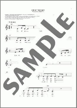 Eye Of The Tiger(Survivor) 楽譜 その他 ダウンロード
