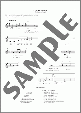 If I Had A Hammer (The Hammer Song)(Peter, Paul & Mary) 楽譜 その他 ダウンロード