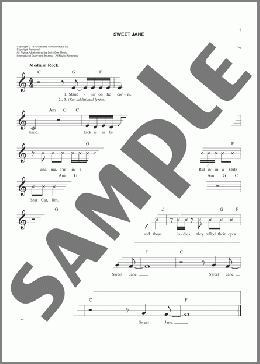 Sweet Jane(Lou Reed/Velvet Underground) 楽譜 その他 ダウンロード