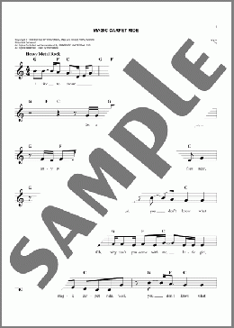 Magic Carpet Ride(Steppenwolf) 楽譜 その他 ダウンロード