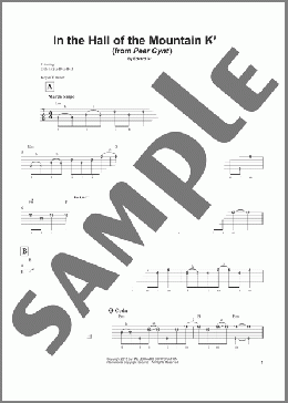 In The Hall Of The Mountain King(Edvard Grieg) 楽譜 その他 ダウンロード