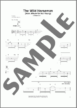 The Wild Horseman, Op. 68, No. 8(Robert Schumann) 楽譜 その他 ダウンロード