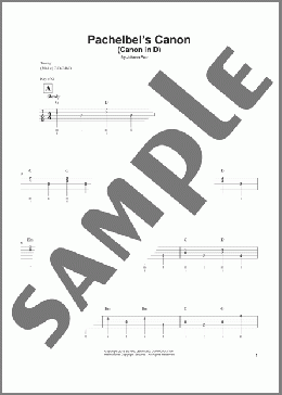 Canon In D(Johann Pachelbel) 楽譜 その他 ダウンロード