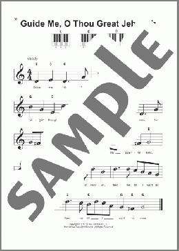 Guide Me, O Thou Great Jehovah(William Williams) 楽譜 ピアノ（ソロ） ダウンロード