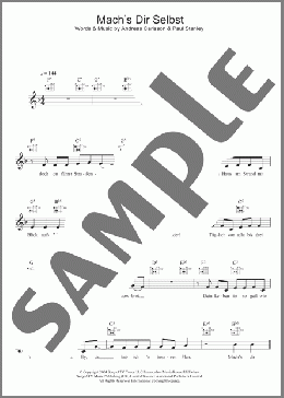Machs Dir Selbst!(Silbermond) 楽譜 その他 ダウンロード