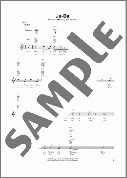 Ja-Da(Bob Carleton) 楽譜 その他 ダウンロード