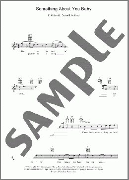 Something About You Baby(Holland-Dozier-Holland) 楽譜 その他 ダウンロード