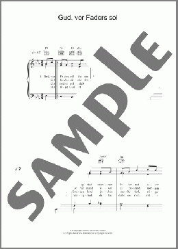 Gud, Vor Faders Sol(Willy Egmose) 楽譜 その他 ダウンロード