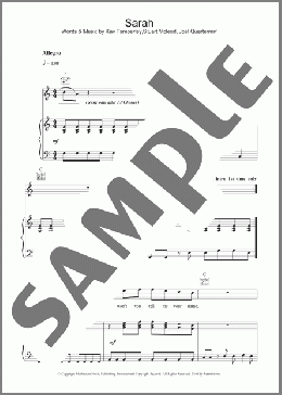 Sarah(Eskimo Joe) 楽譜 その他 ダウンロード