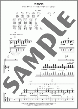 Miracle(Tom Baxter) 楽譜 ギター（ソロ） ダウンロード