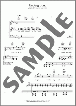 Underground(Ben Folds Five) 楽譜 その他 ダウンロード