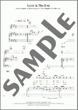 Love Is The End(Keane) 楽譜 その他 ダウンロード