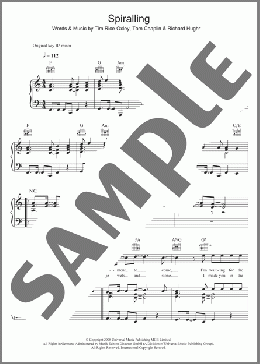 Spiralling(Keane) 楽譜 その他 ダウンロード