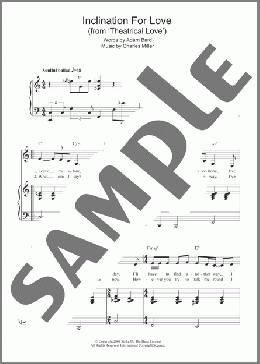 Inclination For Love (from Theatrical Love)(Charles Miller/Adam Bard) 楽譜 ピアノ & ボーカル ダウンロード
