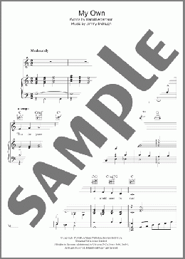 My Own(Deanna Durbin) 楽譜 その他 ダウンロード