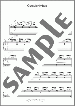 Cumulonimbus(Joby Talbot) 楽譜 ピアノ（ソロ） ダウンロード