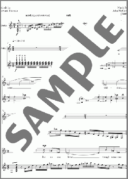 A Cat (for mezzo-soprano and guitar)(John McCabe) 楽譜 ピアノ & ボーカル ダウンロード