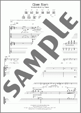 Glam Slam(Prince) 楽譜 ギター（ソロ） ダウンロード