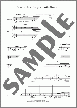 Vocalise - Loch Lurgainn in the Sunshine (for mezzo-soprano and piano)(Rupert Bawden) 楽譜 ピアノ & ボーカル ダウンロード