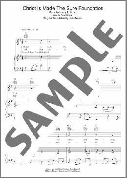 Christ Is Made The Sure Foundation(Traditional) 楽譜 その他 ダウンロード