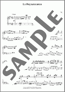 La Rejouissance (from Music For The Royal Fireworks)(George Frideric Handel) 楽譜 ピアノ（ソロ） ダウンロード