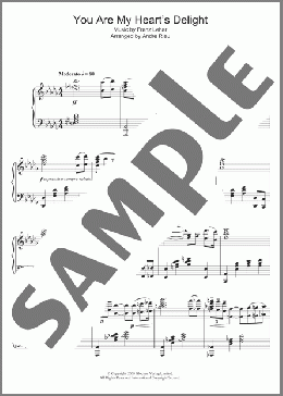 You Are My Heart's Delight(Franz Lehar/Andre Rieu) 楽譜 ピアノ（ソロ） ダウンロード