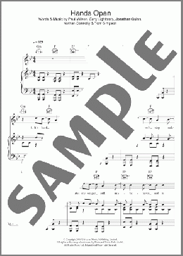 Hands Open(Snow Patrol) 楽譜 その他 ダウンロード